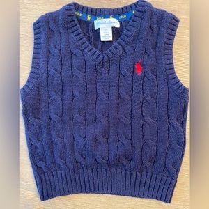 Polo Ralph Lauren cable knit sweater vest